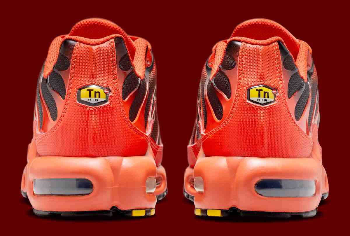 Nike Air Max Plus, Nike Air Max, Nike - 耐克 Air Max Plus "Picante紅 "帶來鮮明的紅黑配色