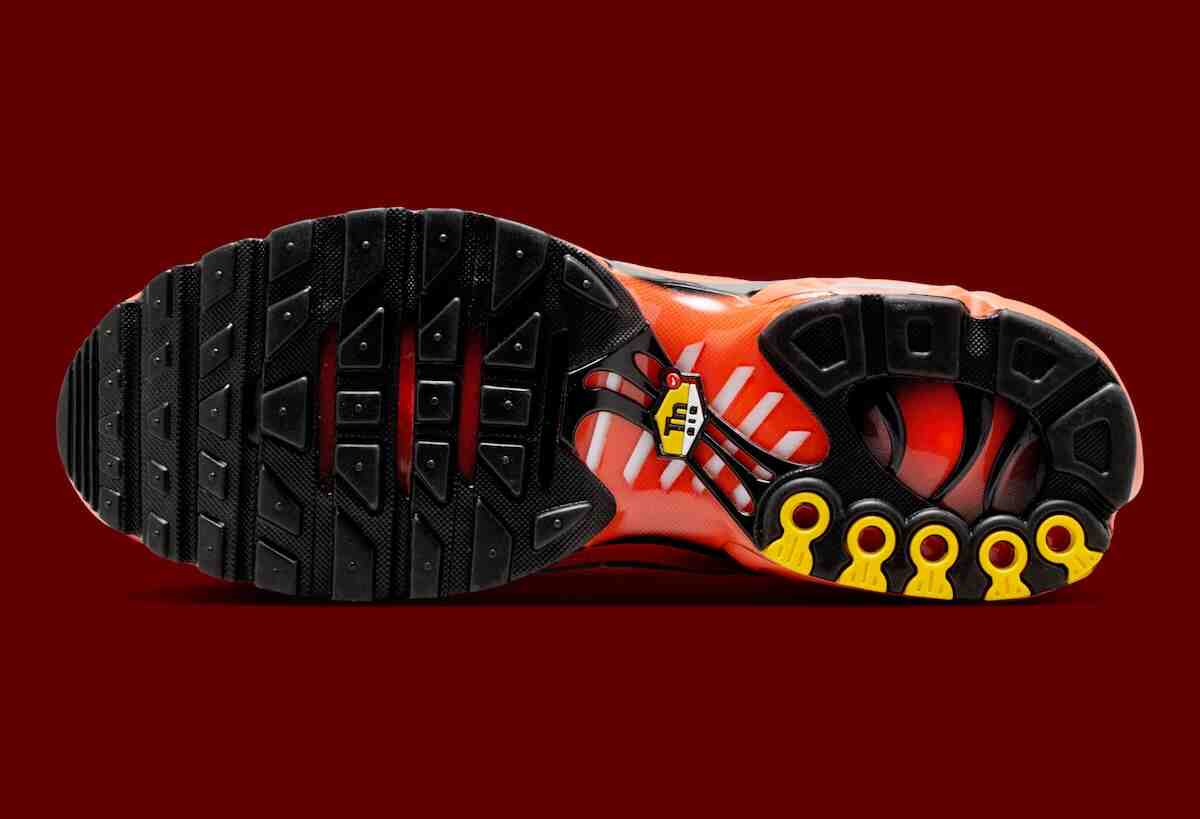 Nike Air Max Plus, Nike Air Max, Nike - 耐克 Air Max Plus "Picante紅 "帶來鮮明的紅黑配色