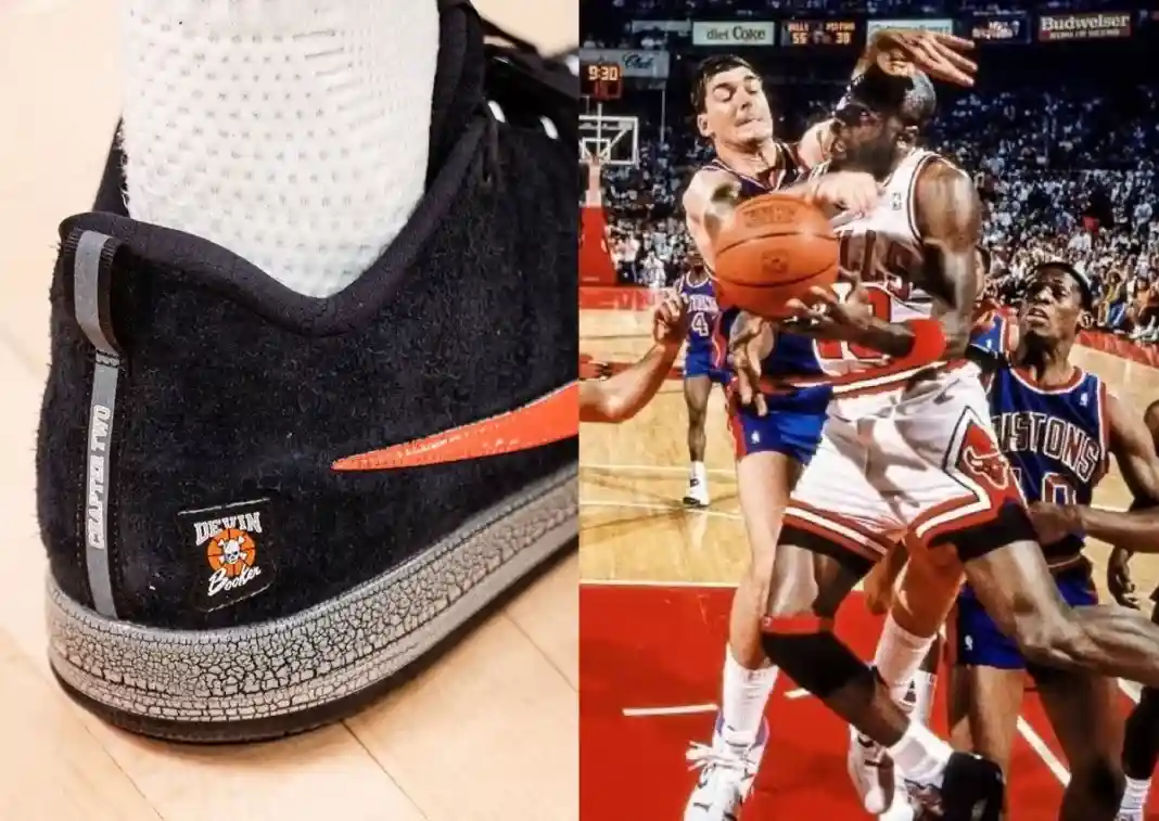 Nike Book 2, Nike, Devin Booker - 德文-布克亮相底特律靈感的耐克 Book 2 "Bad Boys" PE