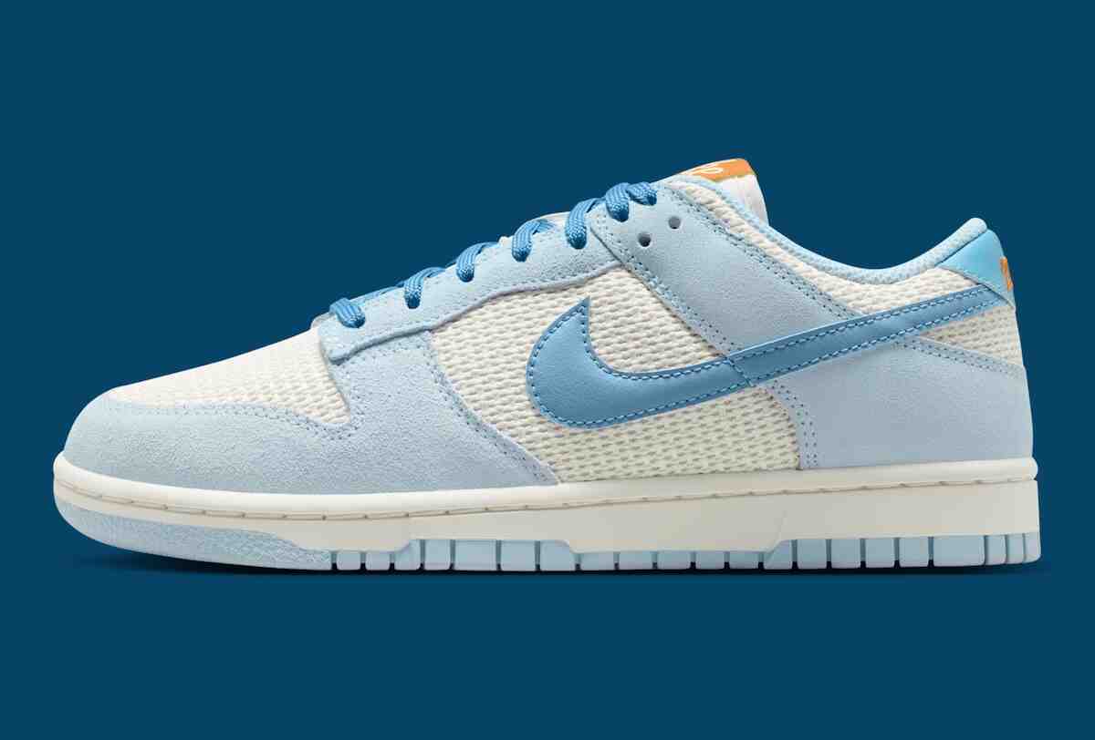 耐克 Dunk Low SE "工作藍 "混搭網布和麂皮 Nike Dunk Low, Nike - 耐克 Dunk Low SE "工作藍 "混搭網布和麂皮