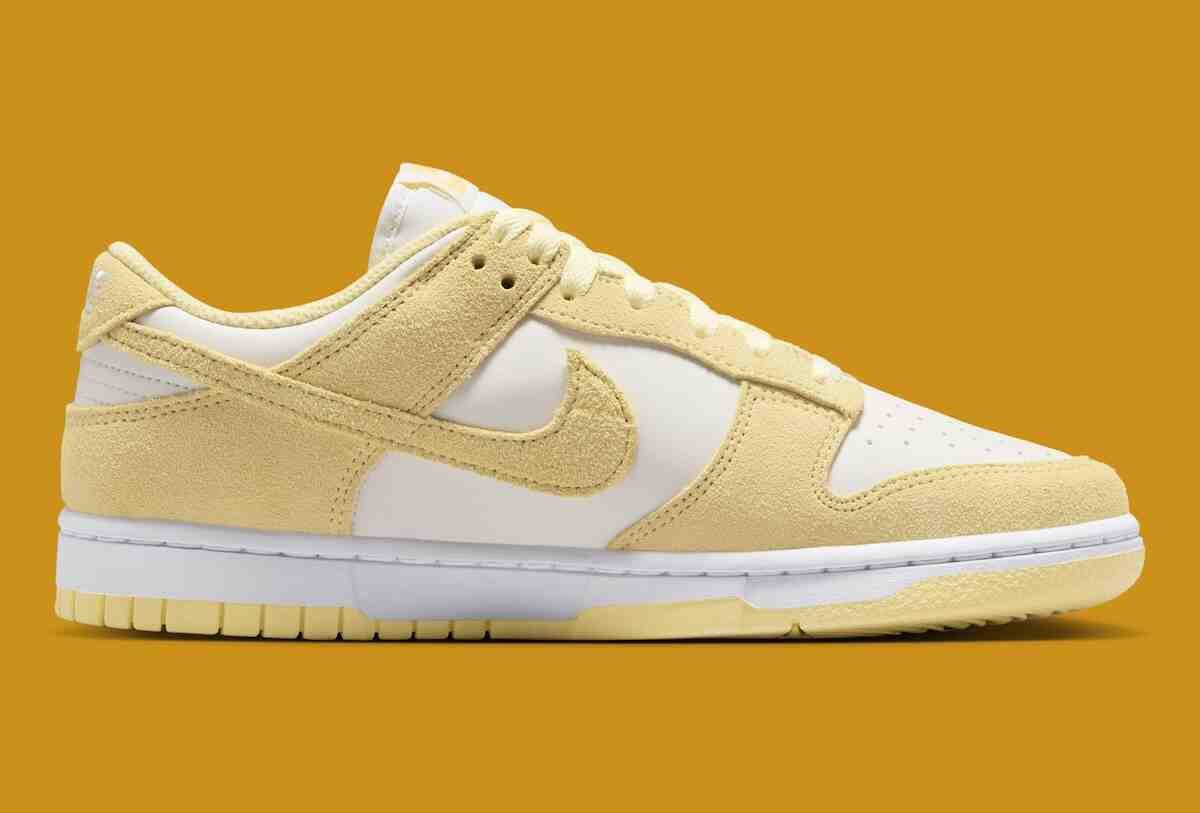 Nike Dunk Low, Nike - 耐克 Dunk Low "軟黃色 "將於 2026 年春季上市