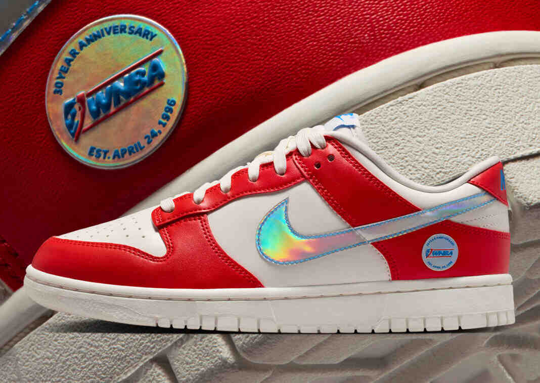 Nike Dunk Low, Nike, NBA - 耐克 Dunk Low 以五彩斑斕的 Swoosh 慶祝 "WNBA 30 周年紀念