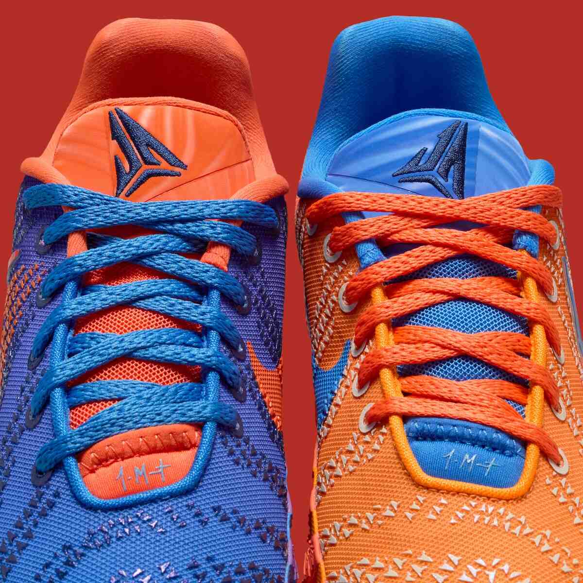 Nike Ja 3, Nike, Ja Morant - 耐克 Ja 3 GS "藍水晶/草皮橙 "採用尼克斯隊的混搭配色