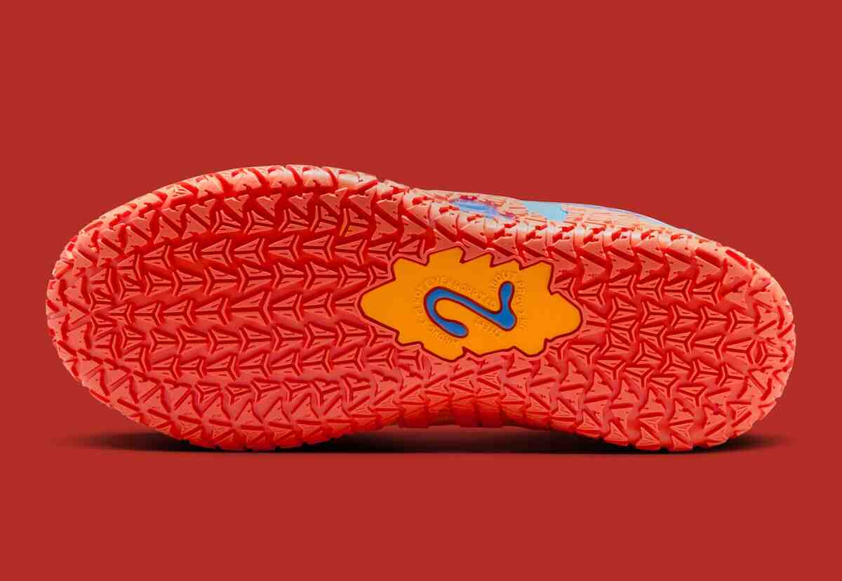 Nike Ja 3, Nike, Ja Morant - 耐克 Ja 3 GS "藍水晶/草皮橙 "採用尼克斯隊的混搭配色