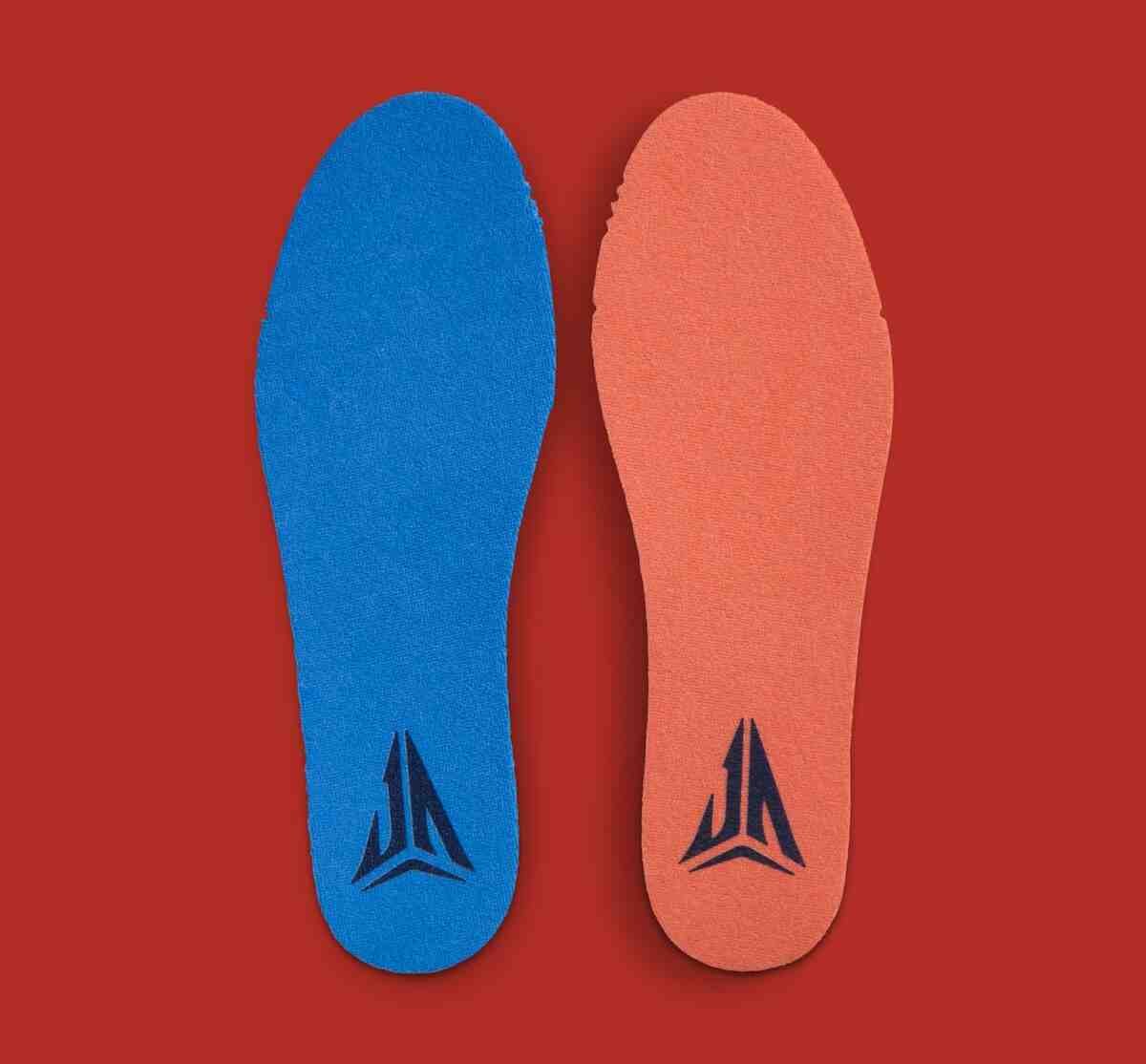 Nike Ja 3, Nike, Ja Morant - 耐克 Ja 3 GS "藍水晶/草皮橙 "採用尼克斯隊的混搭配色