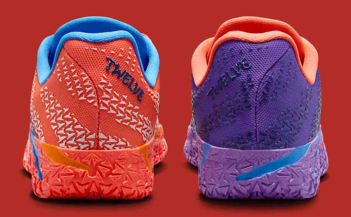 Nike Ja 3, Nike, Ja Morant - 耐克 Ja 3 GS "藍水晶/草皮橙 "採用尼克斯隊的混搭配色