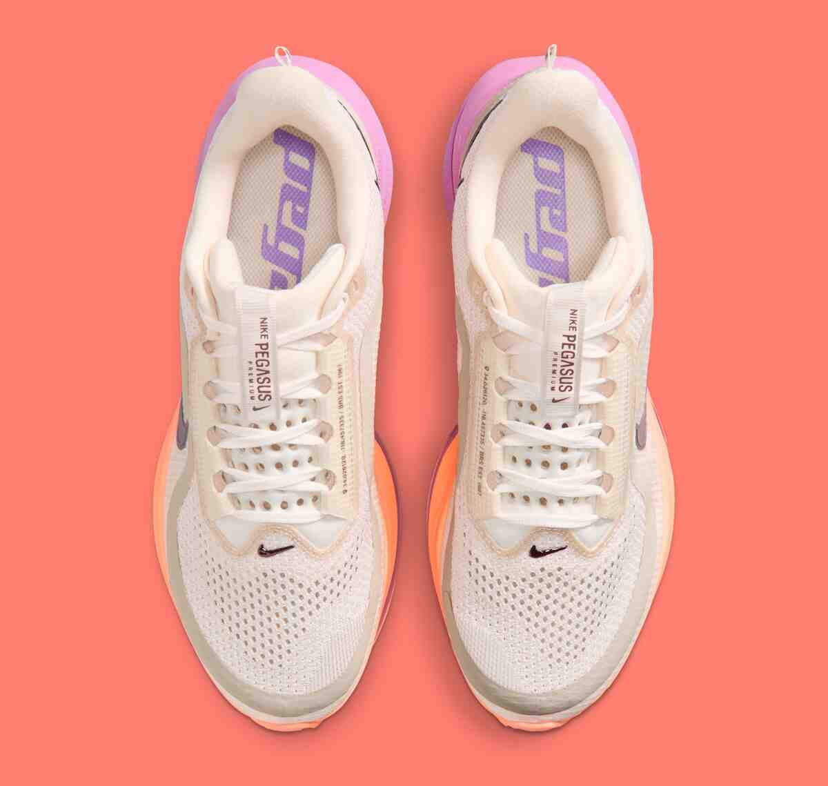 Nike Pegasus Premium, Nike - 耐克 Pegasus Premium "白堊色/橙色脈沖 "現已上市