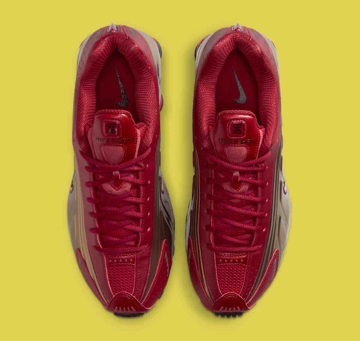 耐克 Shox R4 "鋼鐵俠 "紅銅配色未來感十足 Nike Shox, Nike - 耐克 Shox R4 "鋼鐵俠 "紅銅配色未來感十足