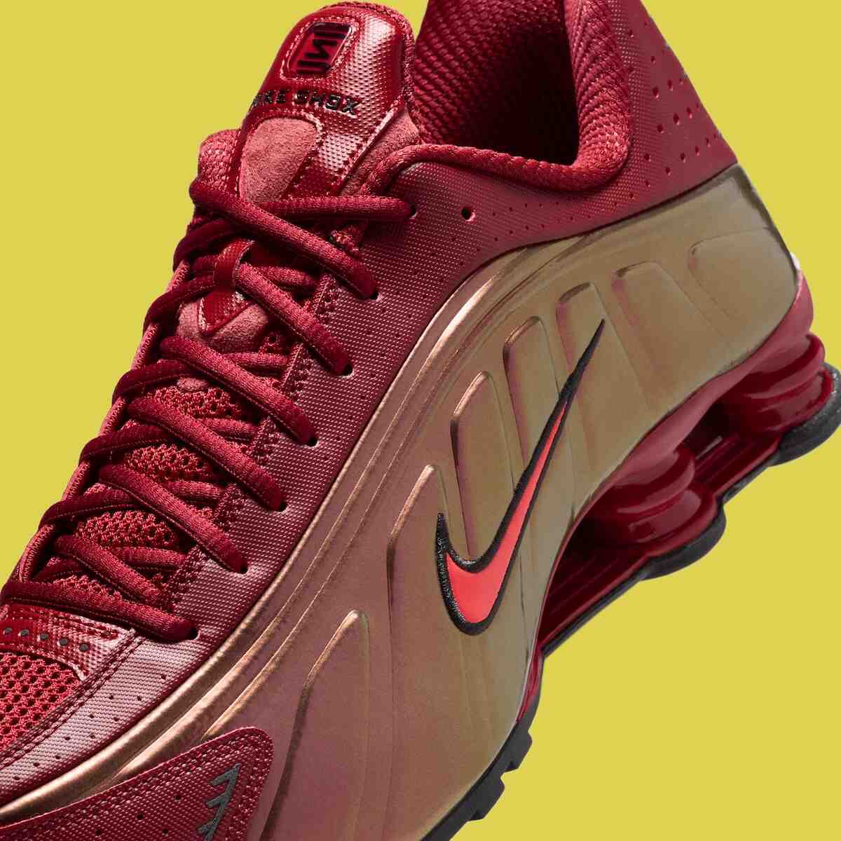 耐克 Shox R4 "鋼鐵俠 "紅銅配色未來感十足 Nike Shox, Nike - 耐克 Shox R4 "鋼鐵俠 "紅銅配色未來感十足