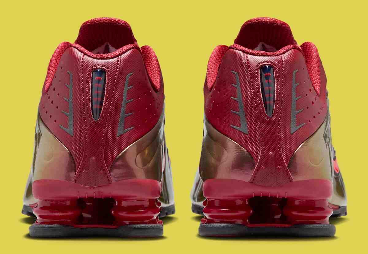 耐克 Shox R4 "鋼鐵俠 "紅銅配色未來感十足 Nike Shox, Nike - 耐克 Shox R4 "鋼鐵俠 "紅銅配色未來感十足