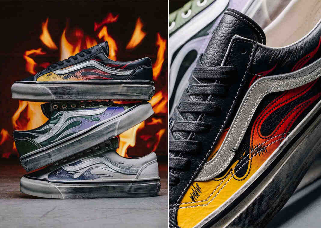 Vans Old Skool, Vans - Vans Old Skool "Archive Flame "套裝重現回溯火焰時代